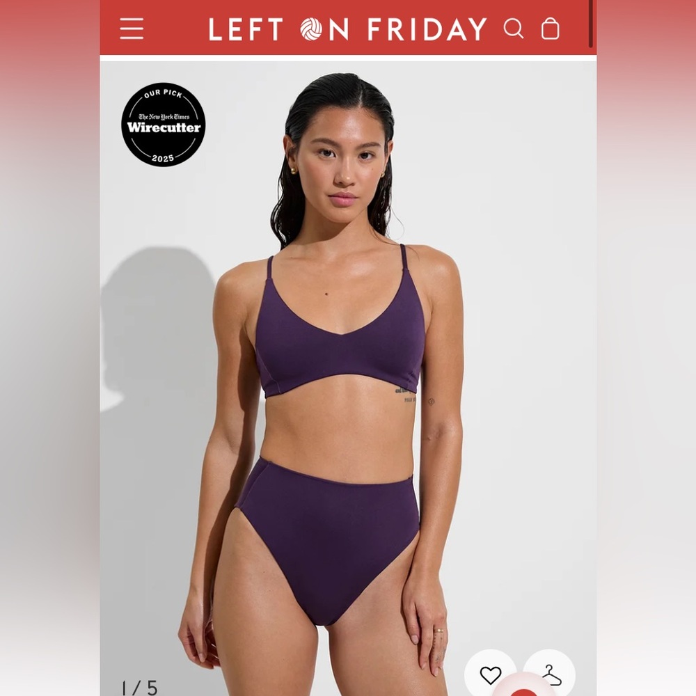 Left On Friday Set- Sunday top & Hi hi bottoms